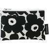 Marimekko Unikko Pouch Black White