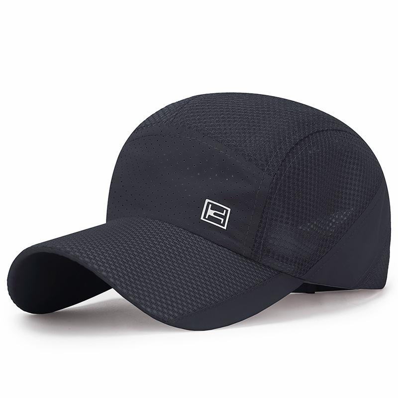 Summer New Breathable Mesh Baseball Caps For Men Outdoor Sports Quick Drying Thin Sunhat Solid Cycling Hats Women Sunscreen Cap