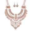 3pcs/set Golden Vintage Necklace Earnail Set Bohemian Style Coin Tassel Necklace  Banquet