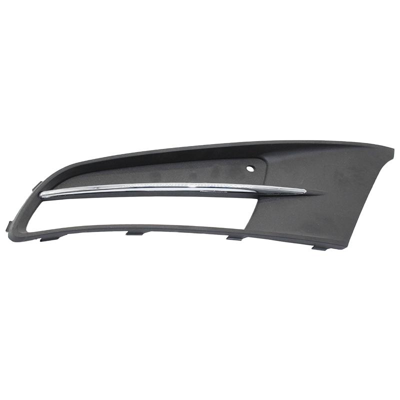 Left & Right Front Fog Light Grill Cover Frame with Chrome for VW Sharan 2012 2013 2014 2015 2016 2017 2018 7N0853665B