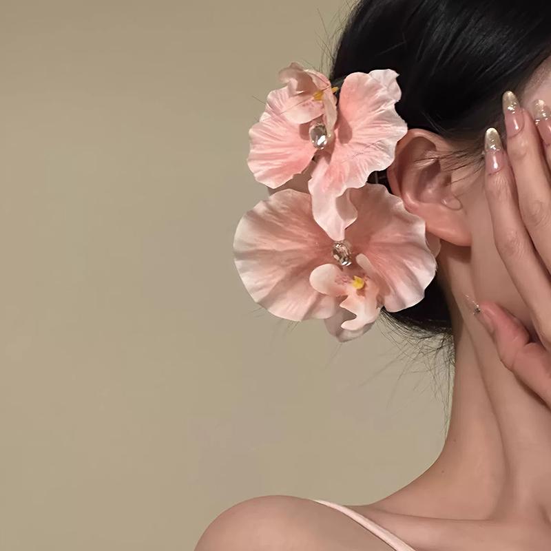 Mode Pfingstrose Blume Haarspange Blumen-Haarnadeln Haarspangen Simulation Blume Mädchen Frauen Kopfschmuck Zubehör