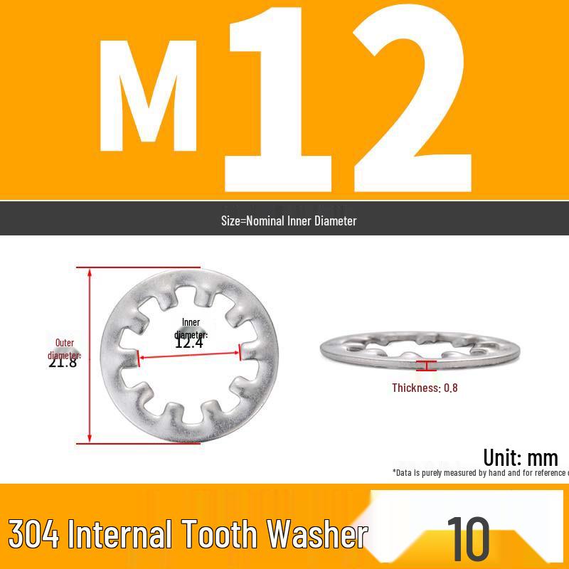 Iron Serrated Locking Washer Set with Anti-Loosening Shims