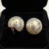 Vintage Black Series Stud Earrings 925 Silver Needle Minimalist High-End Personality Accessories for Women