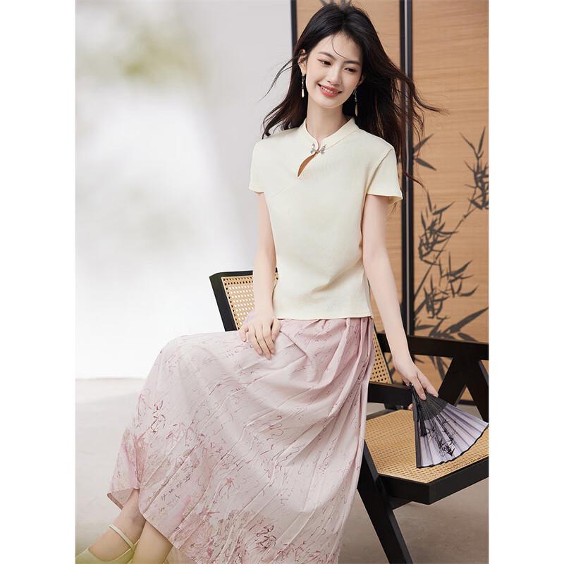 New Chinese Style Frog Button Two-Piece Set L