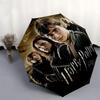 1pc Harry Potter Deathly Hallows Part 1 Umbrella with Plastic Handle,Cartoon Pattern,Suitable for All Seasons Multi-functional Umbrella370