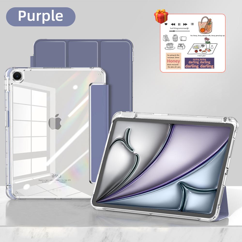 Transparency Case for iPad Air 11-inch 13-inch M2 Pro 13in 11in M4 iPad 10th Gen 10.9 Air 4/5 iPad 7/8/9th 10.2 5/6th 9.7in
