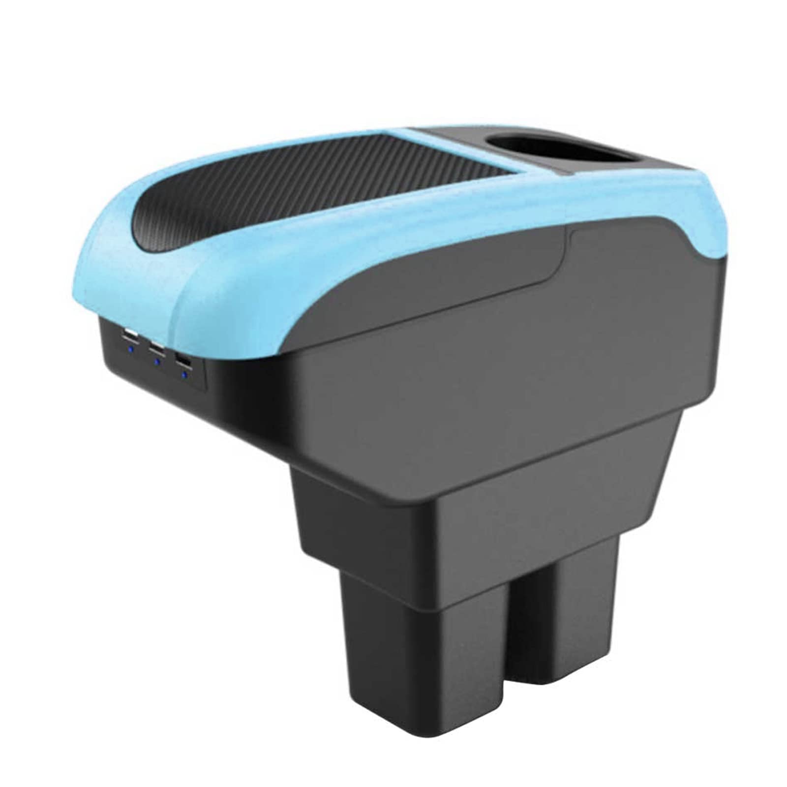 

ruiya Улучшенный новый подлокотник-консоль для автомобиля Suzuki Jimny с регулируемым скольжением, включает подстаканник, снижает усталость при вождении, включает USB-порт для удобства