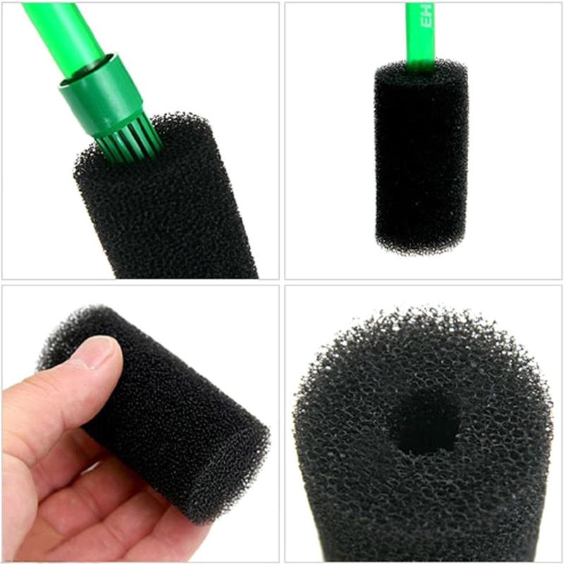 5 Pack Pre-Filter Sponge Aquarium Pre Filter Black Foam Rolls Compatible Intake Filter Accessories for Fish for Tank