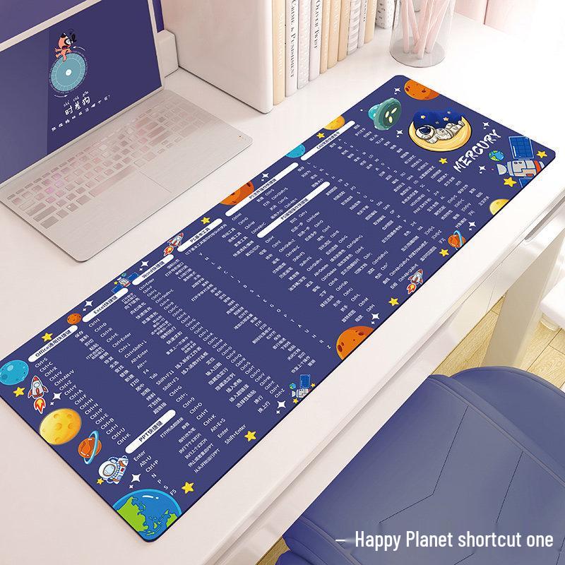 Extra Large Anime Esports Mouse Pad with Stitched Edges for Men and Women, Computer Desk Mat and Keyboard Pad