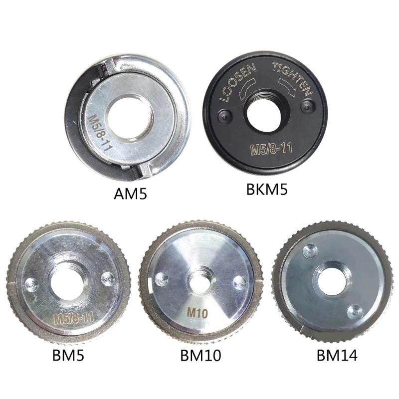 Angles Grinder Flange Nut M14 Self Locking Quick Release Pressure Plate Grinder Part for Cutting Discs Accessories