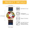 Wristwatch with Braided Genuine Multicolor Quartz Analog Adjustable Easy To Popular Fashion Cute Perfect Gift for Day Women's Bohemian-Style Strap,