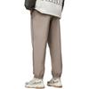 Li Ning Sports Lifestyle Series Comfortable Loose Solid Color Casual Pants Men Bottoms Brown AYKU607-3