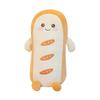 Creative Soft Toast Bread Throw Pillow Plush Toy Bread Doll Girl Sleeping Leg Long Pillow Rag Doll
