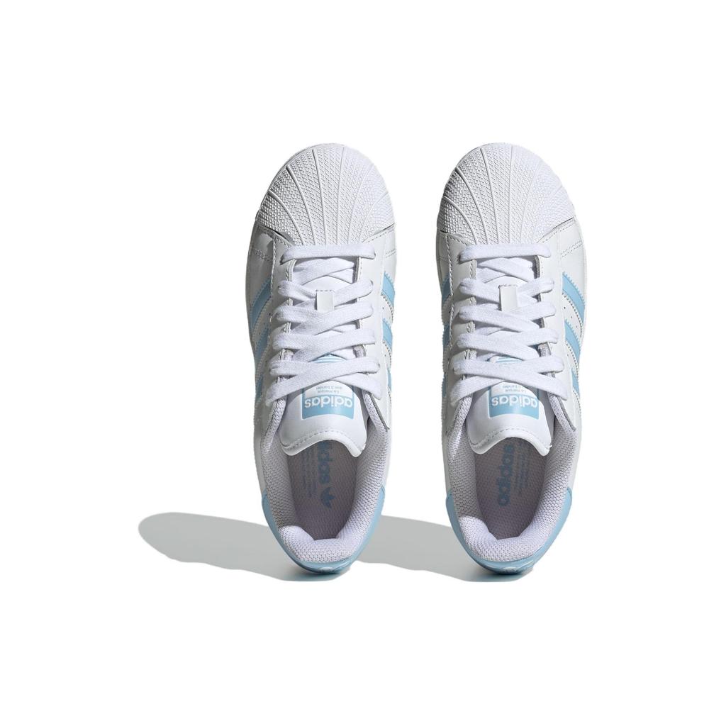 adidas Womens Superstar XLG 'White Clear Sky' (women's sizes) Cloud White / Clear Sky / Cloud White Skateboard Shoes IF3003