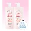 Leivy London Rose Body Wash 1150ml 2pcs+goat Milk Scrub 15g 5pcs