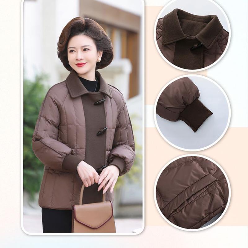 Down Jacket Mother Winter Fashion Middle Aged Elderly Loose Jacket