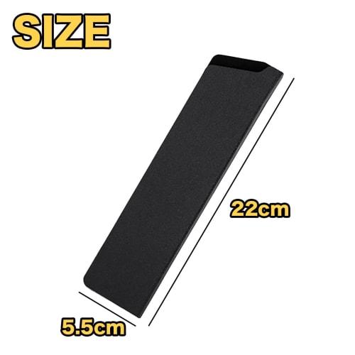 VIEAURA Knife Covers/Sleeves (Set of 2) - Knife Case, Storage, Portable, Outdoor, Camping, Black (22 x 5.5cm)