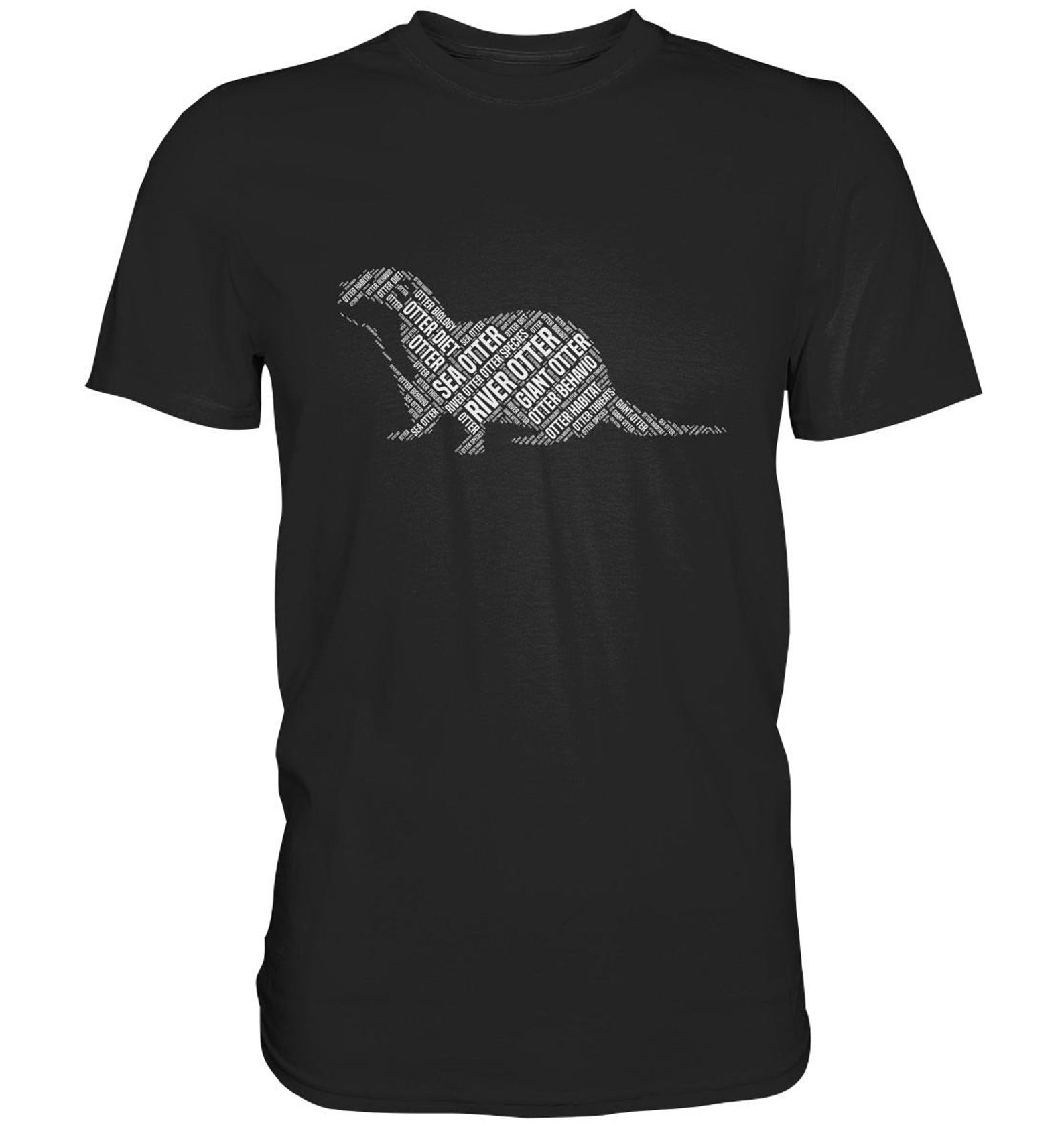 Otter Terms T-Shirt Sea Otter Animals Otter Design - Premium Shirt XL
