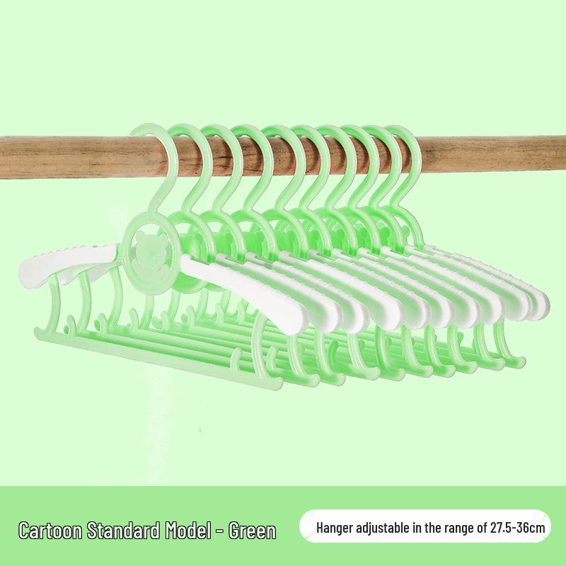 Nordic Style Seamless Plastic Hangers for Infants, Toddlers, and Children's Clothing & Pants