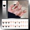 Handmade Press-On Nails – Crushed Diamond Butterfly Glitter Tips Collection