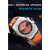 SANDA New Luminous Men's Quartz Watch Nails, Wodoodporne trendy Męskie zegarki kwarcowe