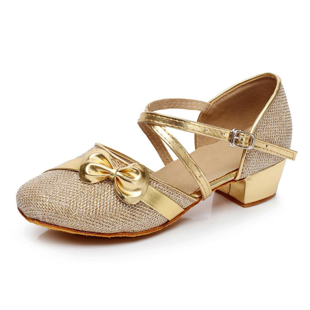Yürüyor Bebek Çocuk Kız Tek Parti Prenses Dans Balo Salonu Tango Latin Ayakkabı