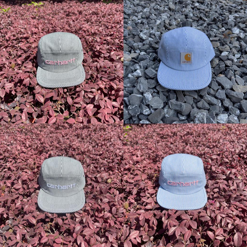 Carhartt Vintage Cotton Baseball Cap With Embroidered Logo For Streetwear Style