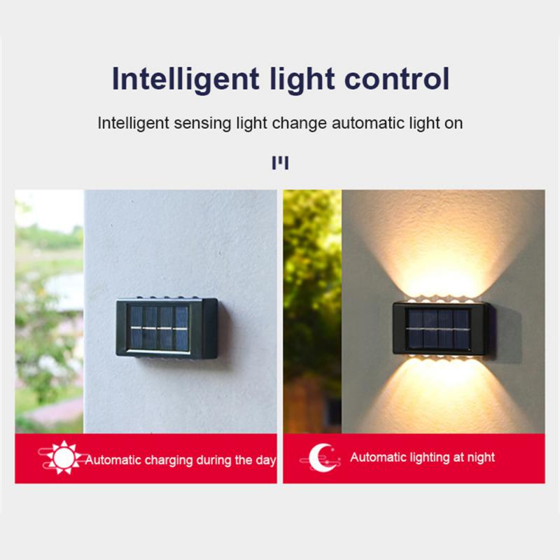 LED Solar Lamps Outdoor Solar Light IP65 Waterproof Led Light For Garden Balcony Yard Street Wall Decor Lamps Garden Sun Lights
