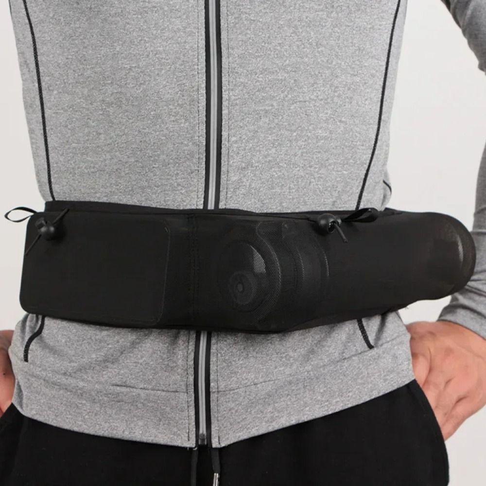 Kettle Bag Mesh Running Waist Bag Lightweight Professional Sports Belt Pouch Multi-Pockets Elastic Outdoor Sport Bags Gym