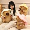 Animal Simulation Capybara Toy Animal Backpack Stuffed Capybara Doll  Children's Day