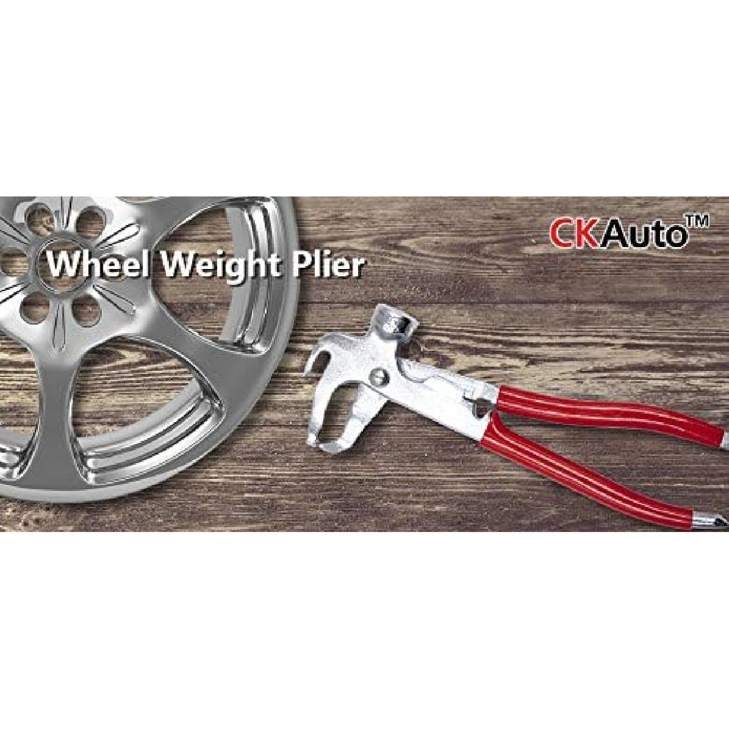 CKAuto Wheel Balancing Weight Plier Hammer Tool, Wheel Weights Clip On