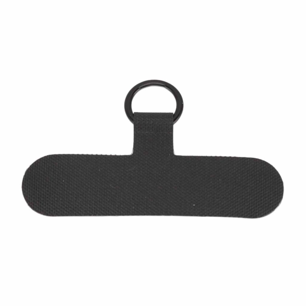 2PCS Phone Tether Tab Nylon Safety Lanyard Patch Phone Strap Replacement Part for Most Cell Phone Case Black