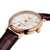 Tissot Leather Strap silver Dial Men's Fashion Watch T122.407.36.031.00