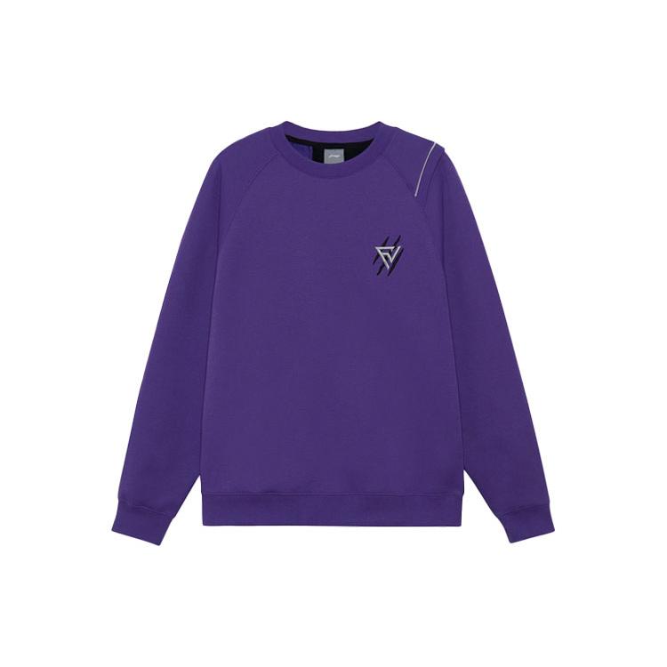 Li Ning Professional Basketball Collection Sweatshirt Unisex Purple AWDRH51-2