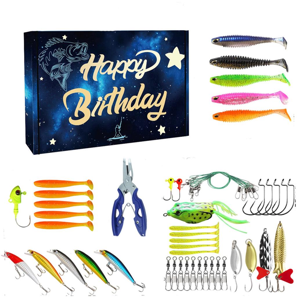 673BLuya Mysterious Fishing Equipment All Fishing Kits Big Mouth Bass Small Mouth Bass Troutbait Fishing Set
