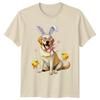 Labrador Retriever Dog Wearing Bunny Unisexs TShirt Labrador Retriever