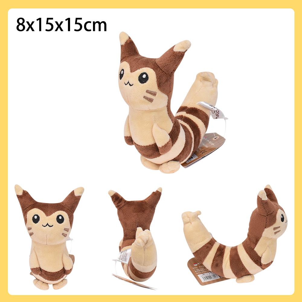 

New Pokemon Furret Plush Toy Shiny Pink Brown Cute Furret Stuffed Doll U Shanpe Soft Neck Pillow High Quality Birthday Presents