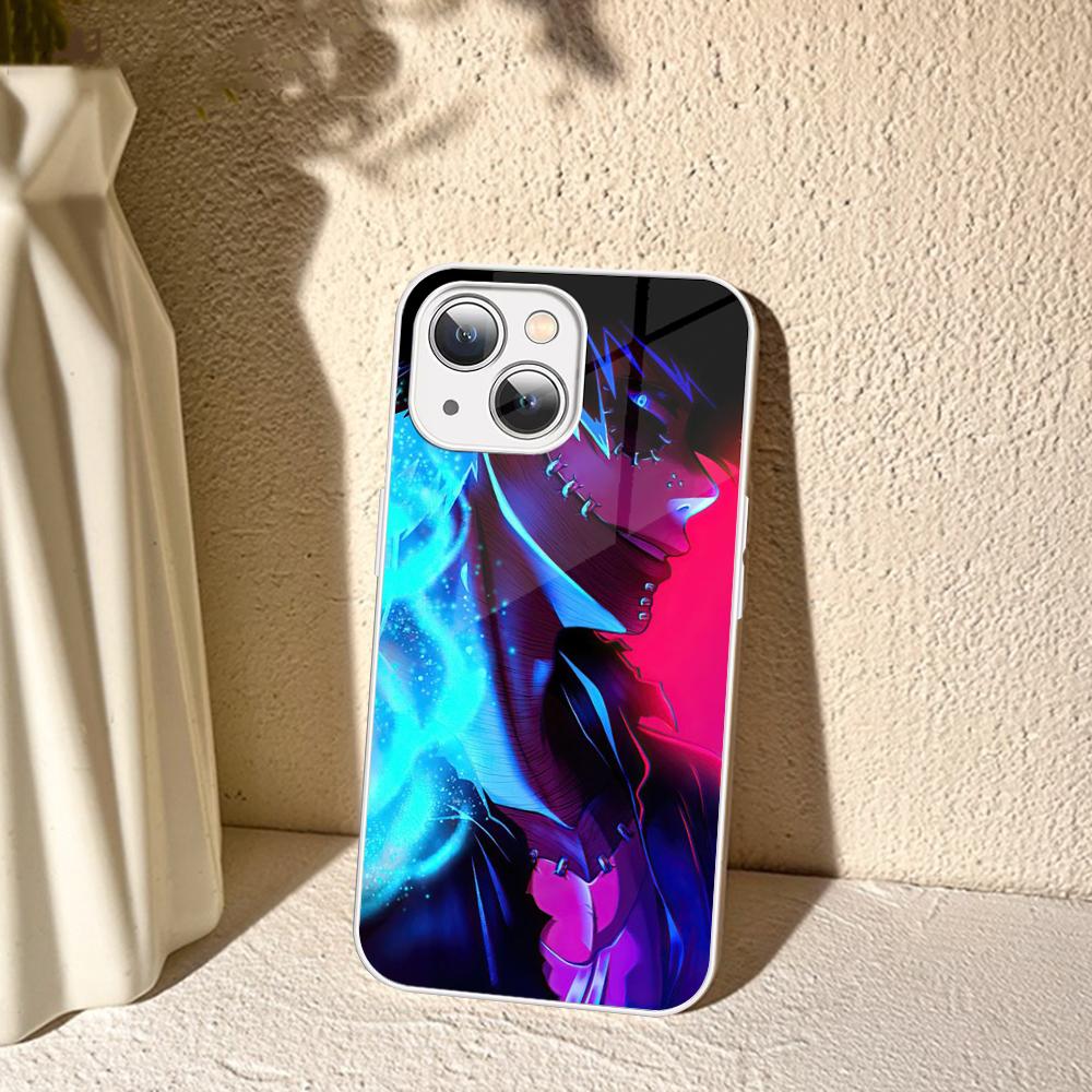 

Cartoon Characters D-Dabi Phone Case For IPhone 14 13 12 Mini 11 Pro XS Max X XR 14 Plus Tempered Glass Cover iphone 13 pro