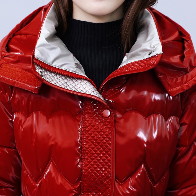 Elegant Woman Winter Coats Hooded Thick Warm Long Parkas Female Jacket Winter Clothes High Quality