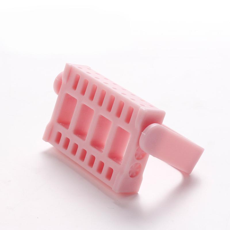 16 Slots Nail Dill Bits Organizer Nail Grinding Head Display Stand Nail Drill Bits Holder Showing Shelf Manicure Tool