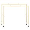 2Pcs Over The Table Rod Stand with Clamp Arch Frame 28-98 In L Adjustable
