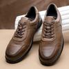 Handmade Business Casual Leather Shoes Men'S Genuine Leather British Style Soft Bottom Breathable First Layer Cowhide Men'S Shoes