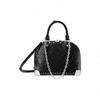 2026 Early New Authentic Leather Women's Bag Large Capacity Shell Embossed Single Shoulder All-matching Cross-body
