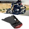 Motorcycle Tail Mount License Plate Rear Lamp Taillight Bracket for 14 18 BMW R Nine T Red