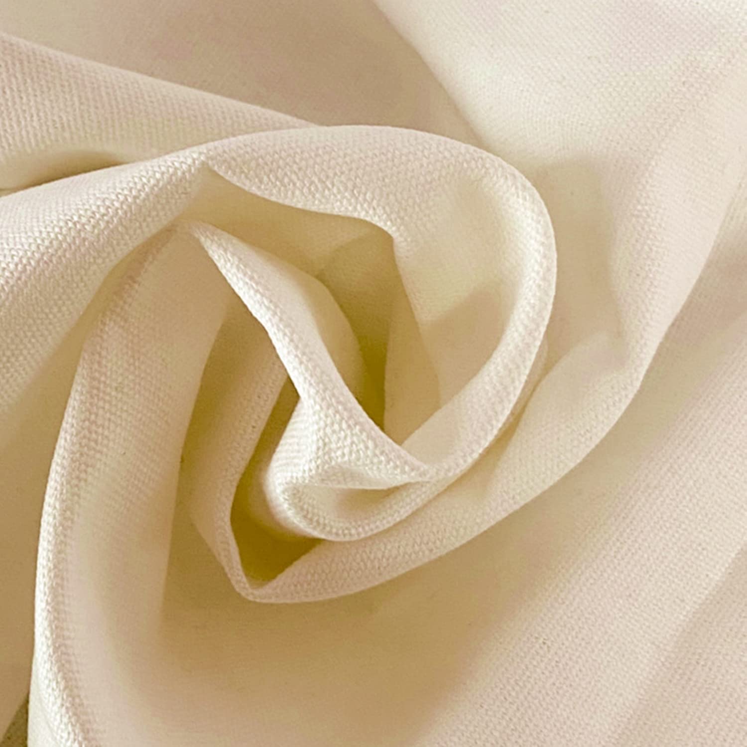 

moonfarm Ivory 11 Cotton Canvas x 145cm Wide No. 100% Fabric, 1-2m (2m) слоновая кость