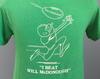 T-Shirt Vintage Boston Globe Anni '70 '80 I Beat Will McDonough giornalista sportivo di football - MEDIA