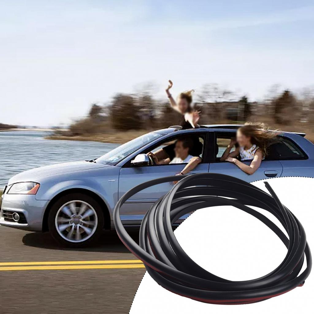 Tira Selladora de Faldón Lateral Moldura en Forma de T Resistente a la Intemperie 4 Metros