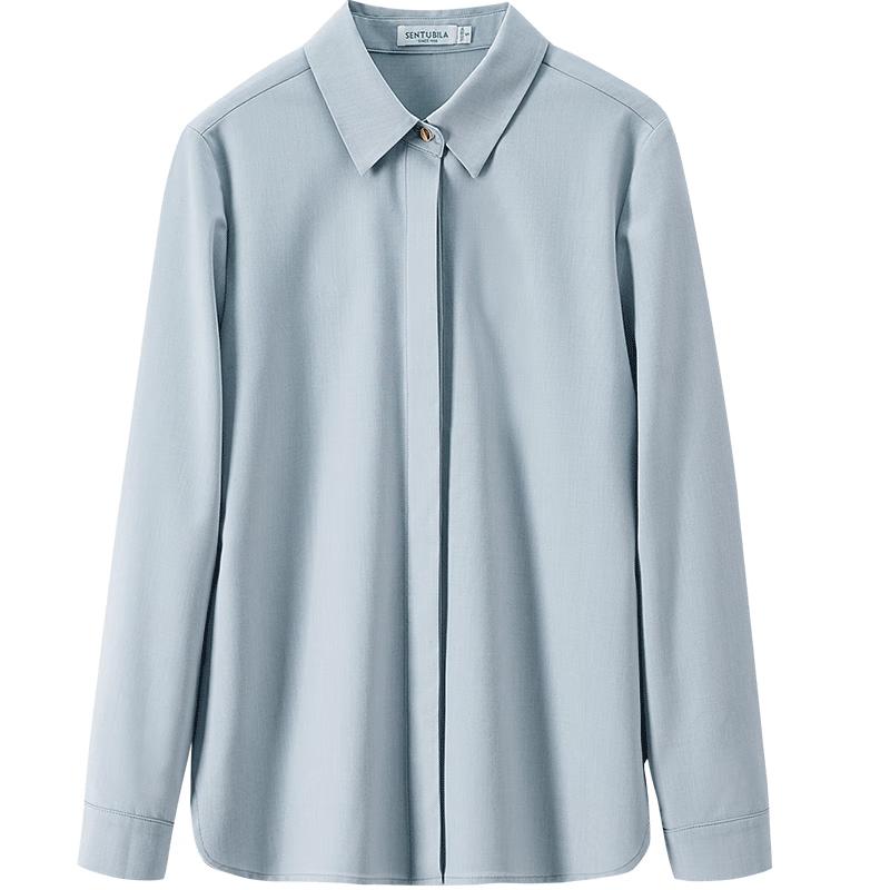 Women's Wrinkle-Resistant Long-Sleeve Formal Shirt