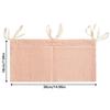 Pure Cotton Crepe Baby Crib Storage and Diaper Hanging Bag - Multiple Colors
