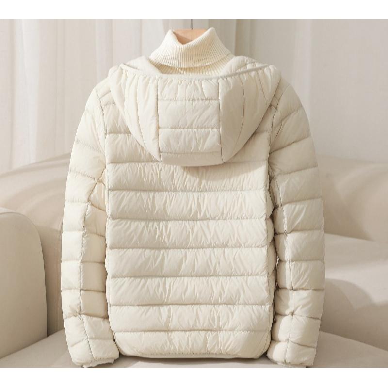 Women Puffer Jacket Plus Size 5XL 6XL 7XL New Spring Autumn Female Ultra Lightweight Packable Hooded Down Coats